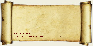 Isidor Džaković vizit kartica